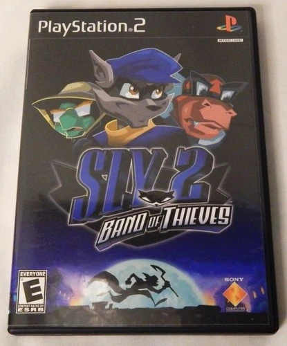 BLACK LABEL PS2 GAME-SLY 2 BAND OF THIEVES, CIB INCLUDING MAP
