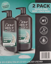 Dove Men  Care 2 Pack Sensitive Skin Body  Face Wash 30 oz. Ea.  60 oz. Total