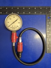 Vintage Napa Balkamp 4-4360 Compression Tester With Extension Hose