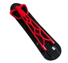 2 x NEW KIDS SNOW SCOOTER SKI SLEDGE FOLDABLE PLASTIC SNOWBOARD TOBOGGAN 