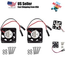 2Pcs 3007 Fan for Raspberry Pi 5 30x30x7mm Cooler Pi Brushless Cooling Case F...