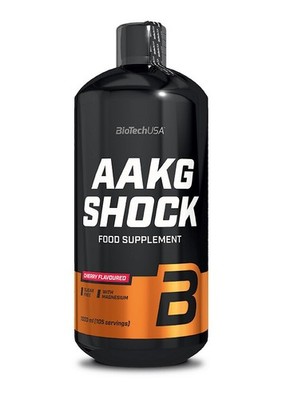 BioTechUSA AAKG Shock, 1000 ml Flasche, Kirsche