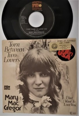 vinyle 45 t MARY MAC GREGOR torn between two lovers  I just want to love you HOL