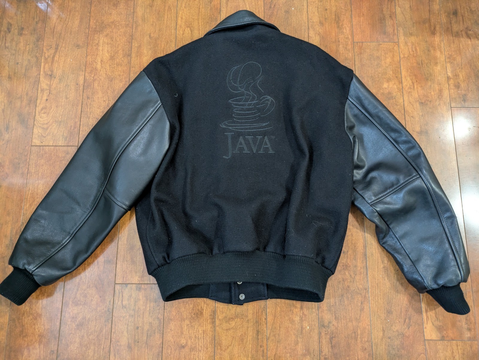 Vintage JAVA Sun Microsystems Varsity Jacket Mens… - image 1