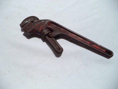 RIDGID Model E-12 Heavy Duty End Pipe Wrench, 12'', 2'' Capacity, Steel