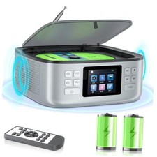 Portable CD Player with Bluetooth 5.0, Rechargeable CD/MP3 Player with CD5120B