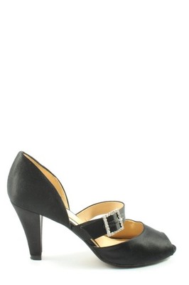 CLARKS Peeptoe Pumps Damen Pumps Gr. DE 39 schwarz Elegant