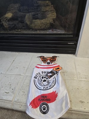 New Bite Paw Pup Seltzer Pet Costume Halloween Party Dog ML/MG
