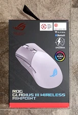 ASUS ROG Gladius III Wireless AimPoint Gaming Mouse - White BRAND NEW SEALED
