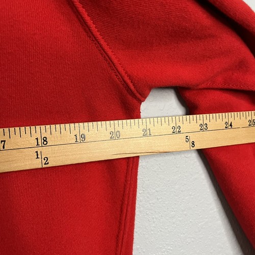 Ralph Lauren Boys Red Polo Bear Ski Hoodie Sweatshirt Size XL 14 16 - Picture 5 of 8