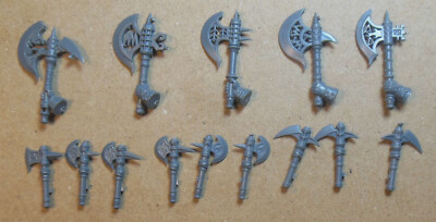 Fyreslayers - Vulkite Berzerkers - Äxte & Wurfwaffen - Bits Kitbash Zwerge