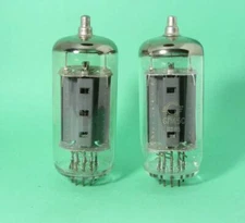 2 pcs    x VINTAGE TUBES 6P45S  USSR  ~ EL509 / EL519 / 6KG6 =FREE SHIP