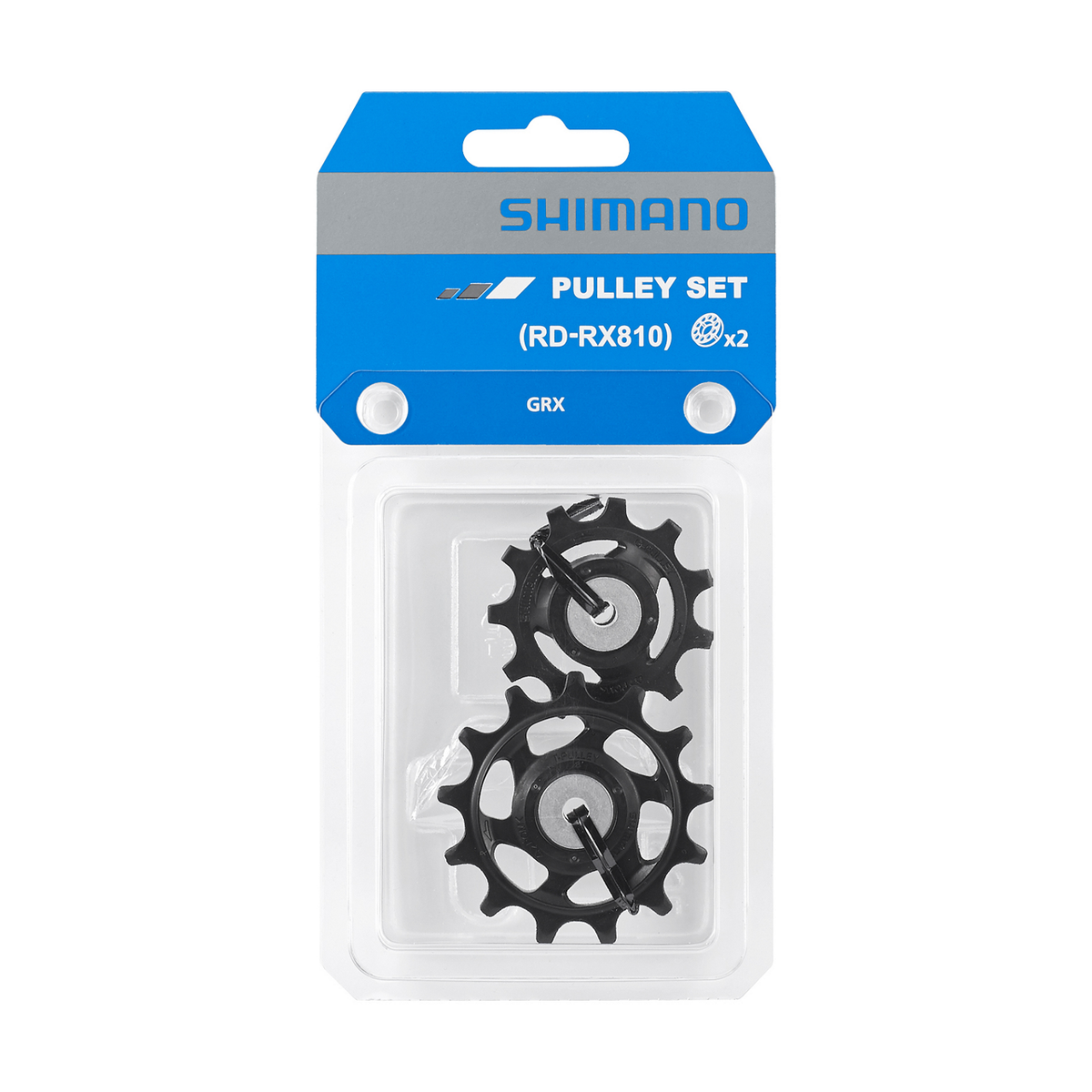 TRiPEAK Set di pulegge per ruota di sostegno con cuscinetto in ceramica di grandi dimensioni, 11/18T, per deragliatore posteriore Shimano GRX RD-RX810/ 815, a 11 velocità, colore argento