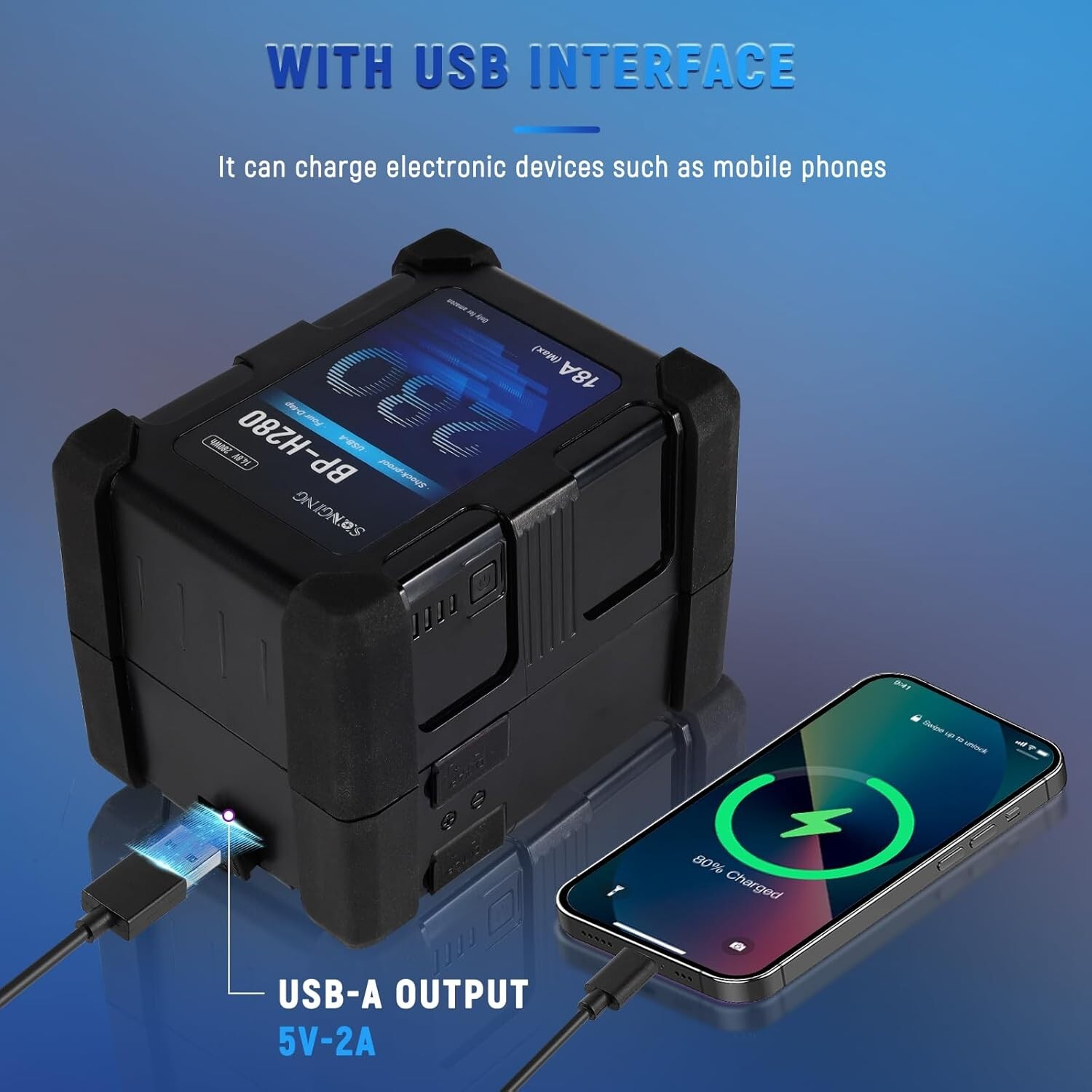 SONGING FXLION Anti-Shock 280WH V-Mount Battery