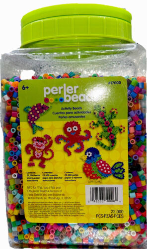  Perler Fused Beads 22,000/Pkg Multicolor 048533100064 - Zdjęcie 1 z 2