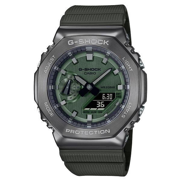 G-SHOCK GM-2100Ｂ-3AJF 美品 CASIO G-SHOCK Quartz GM-2100B-3AJF Men's Watch Metal Covered