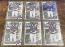 Robby Martin Jr. 2022 Bowman Prospects Chrome 1st Bowman #BCP-43 Rockies Lot (6)