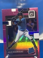 2022 JULIO RODRIGUEZ RATED ROOKIE SP - Donruss Optic Pink Prizm (#97) Mariners