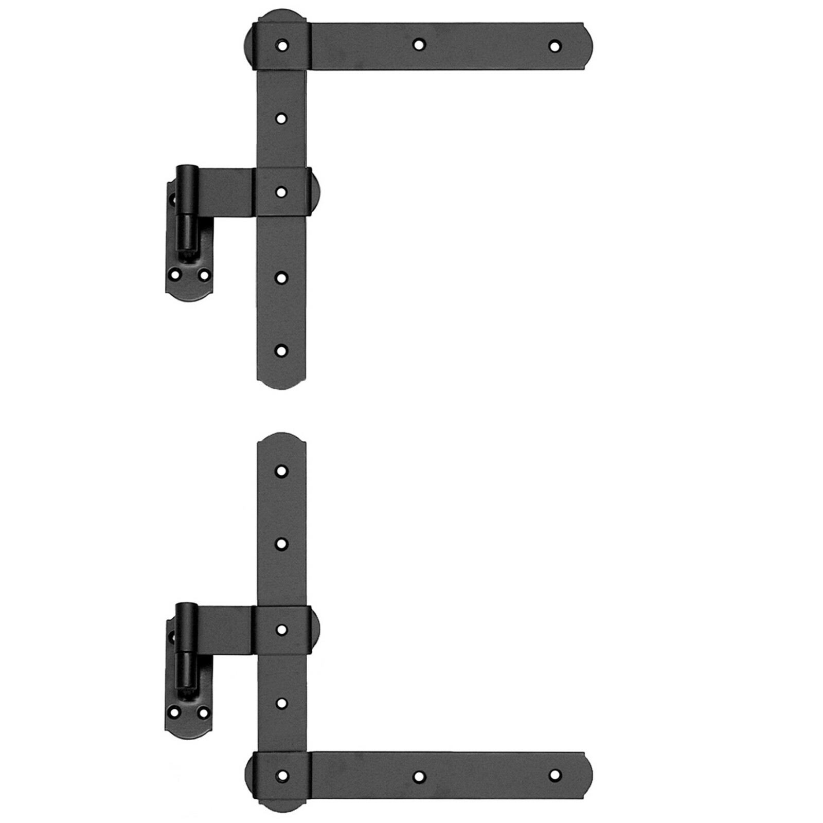 2 x Angle Hinges 170 x 220 Window Shutters Angle Band Galvanized