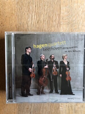 BEETHOVEN STRING QUARTETS - HAGEN QUARTETT, MYRIOS DSD SACD NEU (OVP)