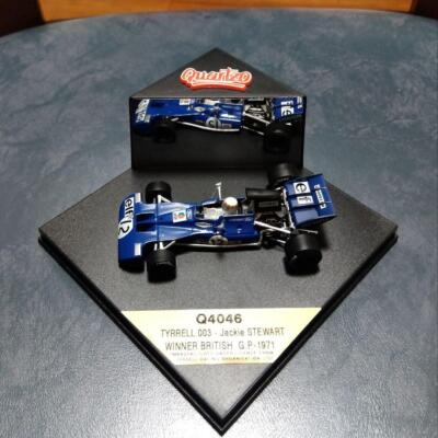 ミニカー Quartzo 4063,4064 TYRRELL003,002 1972 Quartzo Q4046 TYRRELL 003 Jackie STEWART WINNER BRITIRH GP