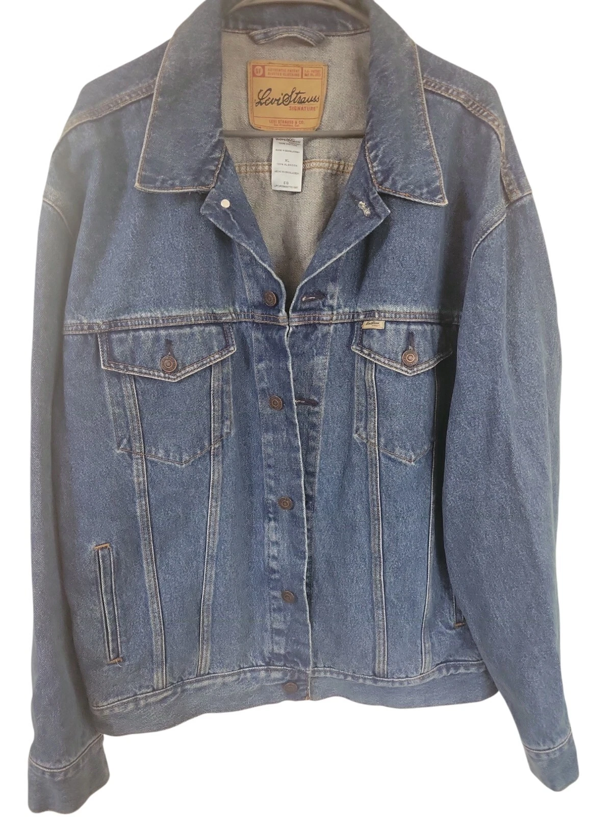 Levi Strauss Denim Jean Jacket Men's XL