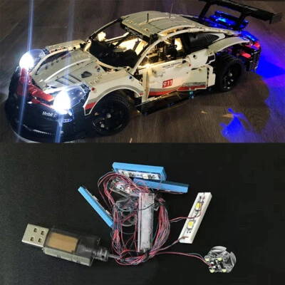 LED Beleuchtungsset Licht Set Für Lego Technic Porsche 911 RSR Bricks 42096