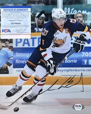 Aaron Ekblad Barrie Colts Rookie SIGNED PSA Certified  8x10 PHOTOGRAPH *