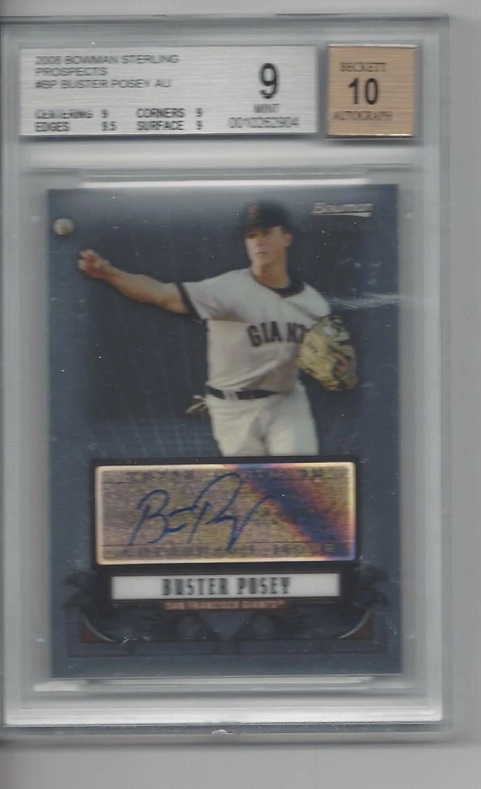 Buster Posey Baseball Original Autographed Sports Trading Cards