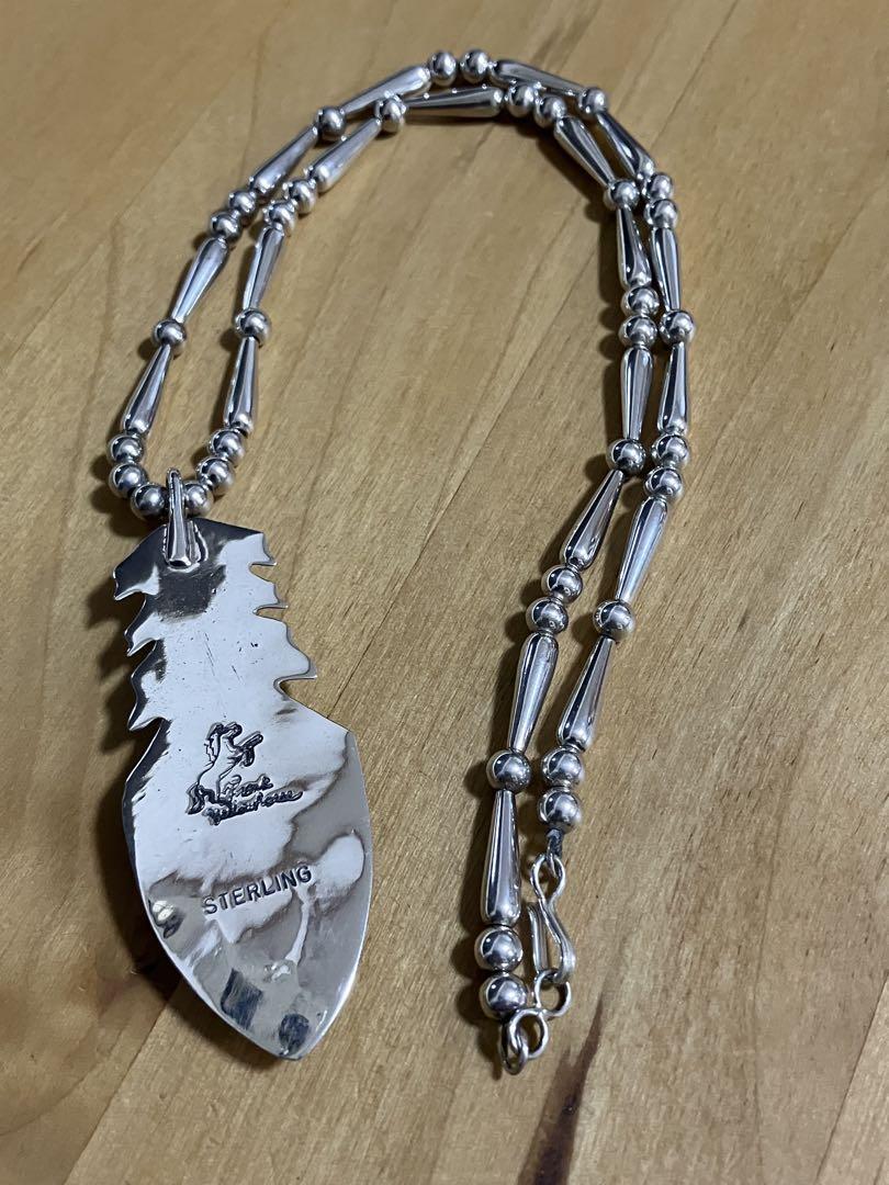 indian jewelry Navajo Frank Yellowhorse Pendant & Beaded