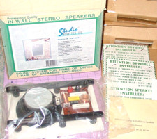 Vintage In Wall Stereo Speakers Pair 70 Watt ...