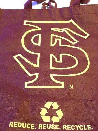 FSU Seminoles Reutilizable Bolsa de Regalo Bolso Semínolas Fútbol Compras Viaje Reciclar - Imagen 2 de 3