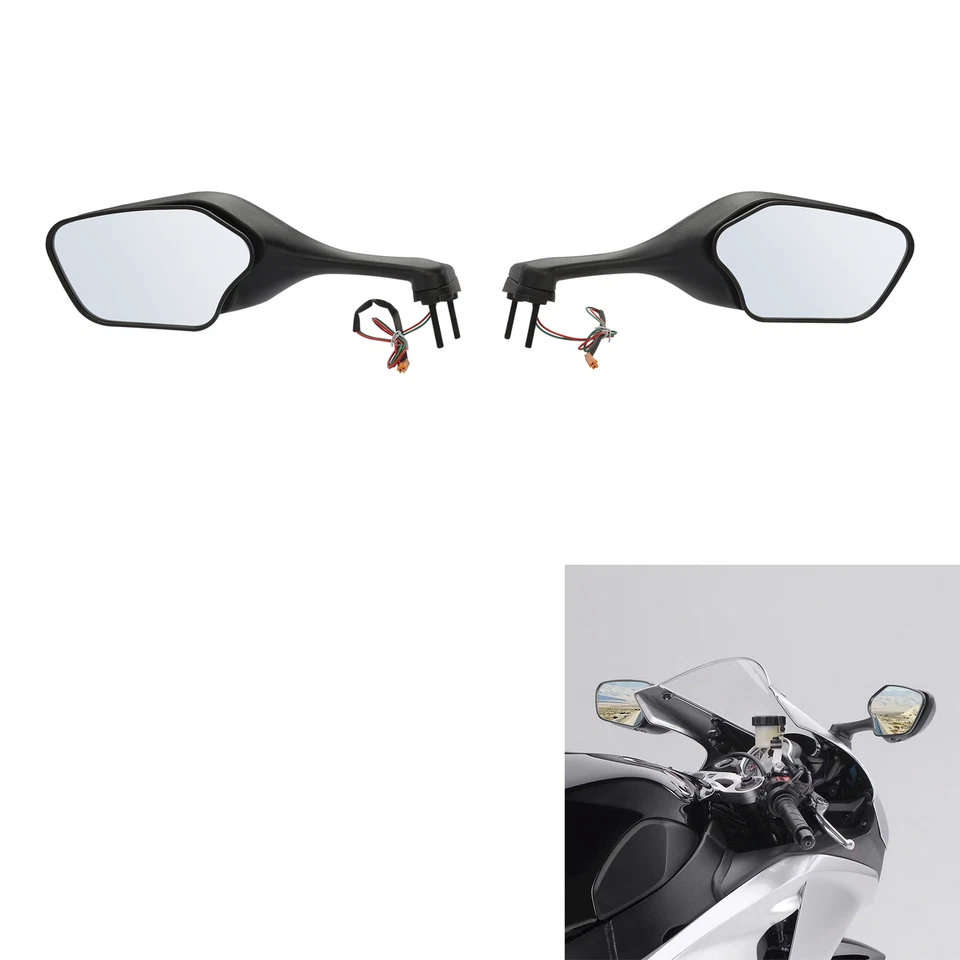 Espejos retrovisores LED intermitente para Honda CBR1000RR CBR1000 RR 2008-2016 2015 Foto 4 de 4