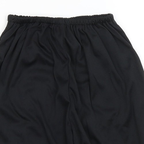 Classic Womens Black Polyester Blend A-Line Skirt Size W32 in | UK