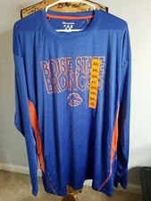 Boise State University Broncos BSU Long Sleeve Crewneck Shirt NWOT Unisex XXL