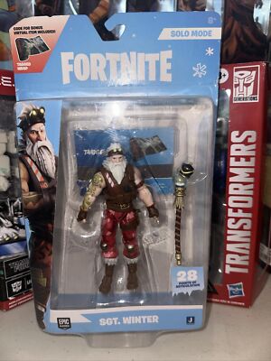 Fortnite / Sgt. Winter / Solo Mode /  Tagged Wrap 4'' / Epic Games / Holiday 2023
