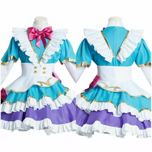 Sissy maid League of Legends LoL Cafe Cuties Sivir Skin Cos Costume Dress Outfi - Picture 4 of 4