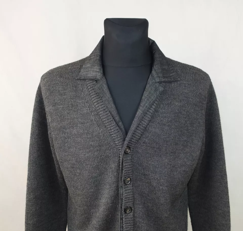 DSQUARED2 MENS WOOL SWEATER CARDIGAN  made in ITALY size L - Image 2 of 4