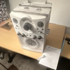 Singing Machine SML385UW All-in-One Karaoke System CD G USB White w/ Manual