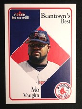 2001 FLEER RED SOX 100th Mo Vaughn #87