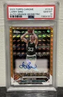 LARRY BIRD 2023-24 TOPPS CHROME AUTOGRAPH ORANGE GEOMETRIC AUTO /25 PSA 10