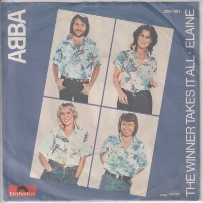 ABBA   The winner takes it all   Elaine   Polydor 2001 981 -   1980   German 7 