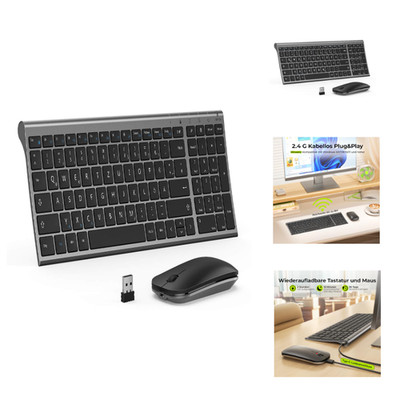 seenda WGJP-031B Tastatur Maus Set Kabellos, Wiederaufl