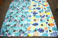 Lot of 2 Inflatable Pool Float Loungers For Adults Floating Hammock Bed Floral