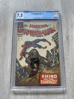 The Amazing Spider-Man #43 (1966)   CGC 7.5 (Off-White Pages)