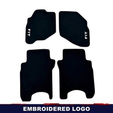 Car Floor Mats For Honda Fit 2006-2008 Waterproof Black Carpet Velour Liners