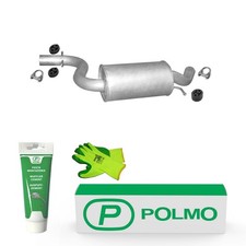 POLMO Auspuff Mittelschalldämpfer mit E-Prüfzeichen /2530