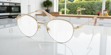 SWAROVSKI SK1004 4013 Pale Gold Demo Lens 51 mm Women's Eyeglasses