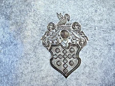 VTG RARE 1920-50's Mold Die Packard Motor Car Co. Small Crest Pin Badge Nice 38M