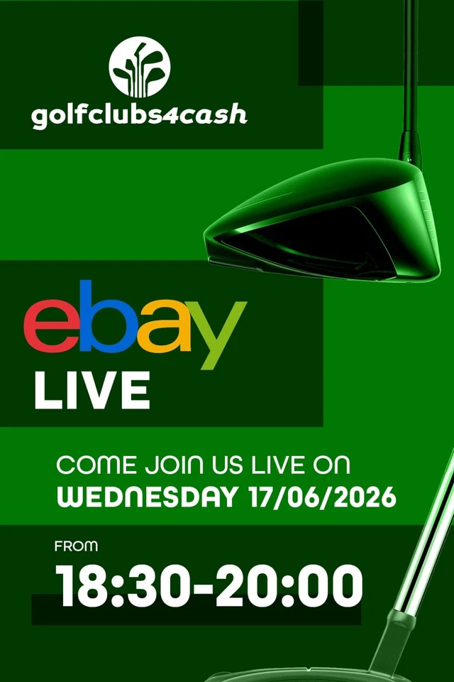 Golfclubs4cash Ebay Live! Europe's Largest Used Golf Selection. £1 Starts⛳
